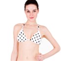 Vampire Hand Motif Graphic Print Pattern Bikini Top View1