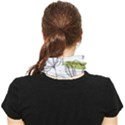 Flower Line Art Color Seamless Pattern Face Covering Bandana (Two Sides) View2