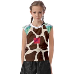 Palm Tree Kids  Raglan Cap Sleeve Tee