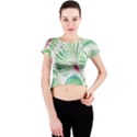  Palm Trees by Traci K Crew Neck Crop Top View1