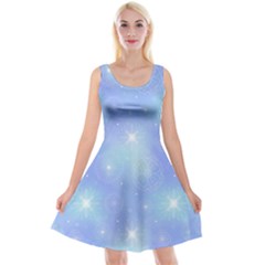 Heavenly Flowers Reversible Velvet Sleeveless Dress
