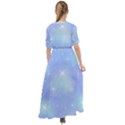 Heavenly Flowers Waist Tie Boho Maxi Dress View2