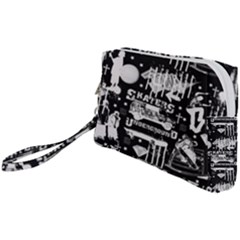 Skater-underground2 Wristlet Pouch Bag (small) by PollyParadise