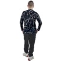 Abstract Surface Artwork Men s Pique Long Sleeve Tee View2