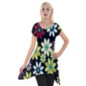 Flowerpower Short Sleeve Side Drop Tunic View1