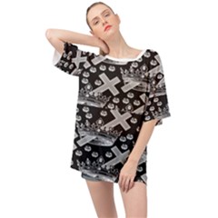 Royalcrowns Oversized Chiffon Top