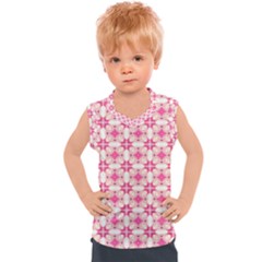 Pink-shabby-chic Kids  Sport Tank Top