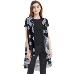 Royalcrowns Sleeveless Chiffon Waistcoat Shirt