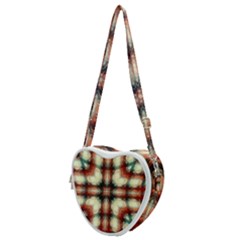 Royal Plaid  Heart Shoulder Bag by LW41021