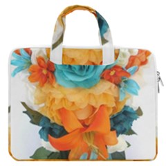 Spring Flowers Macbook Pro Double Pocket Laptop Bag (large) by LW41021