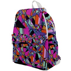 Abstract Top Flap Backpack by LW41021