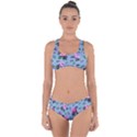 Delicate Peonies Criss Cross Bikini Set View1