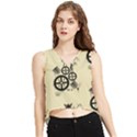 Angels V-Neck Cropped Tank Top View1