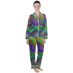 Prisma Colors Satin Long Sleeve Pajamas Set