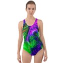 Feathery Winds Cut-Out Back One Piece Swimsuit View1