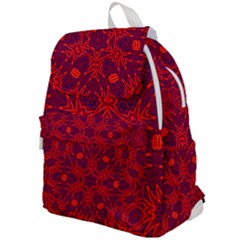 Red Rose Top Flap Backpack by LW323