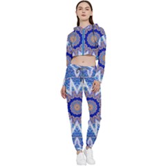 Softtouch Cropped Zip Up Lounge Set by LW323