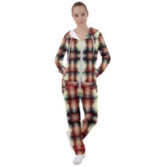 Royal Plaid Women s Tracksuit by LW323