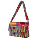 Forrest Sunset Full Print Messenger Bag (L) View1
