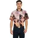Palm Trees Men s Short Sleeve Pocket Shirt  View1