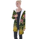 Springflowers Longline Hooded Cardigan View1