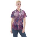 Violet feathers Women s Short Sleeve Pocket Shirt View1