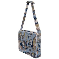 Famous Heroes Of The Kabuki Stage Played By Frogs  Cross Body Office Bag