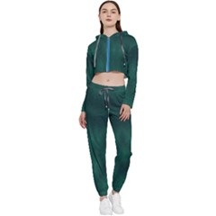 Windy Cropped Zip Up Lounge Set