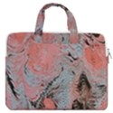 Pink Arabesque MacBook Pro Double Pocket Laptop Bag View1