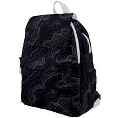 Topography Map Top Flap Backpack by goljakoff