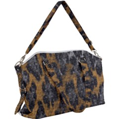 Animalprint Canvas Crossbody Bag