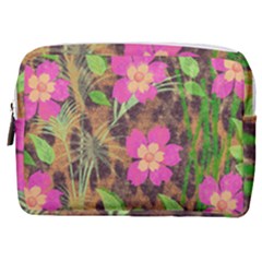 Jungle Floral Make Up Pouch (medium) by PollyParadise