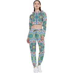 Hawaii Cropped Zip Up Lounge Set by LW323