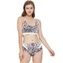 Berries in Winter, fruits in vintage style photography Frilly Bikini Set View1