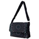 Mandala Vert Noir Pattern Full Print Messenger Bag (M) View1