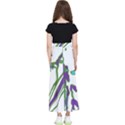 Multicolored Abstract Print Kids  Flared Maxi Skirt View2