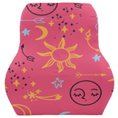 Pattern Mystic Color Car Seat Back Cushion  by alllovelyideas
