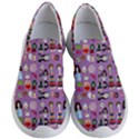 Drawing Collage Purple Women s Lightweight Slip Ons View1