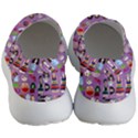 Drawing Collage Purple Women s Lightweight Slip Ons View4
