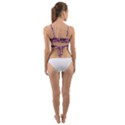 Drawing Collage Purple Wrap Around Bikini Top View2