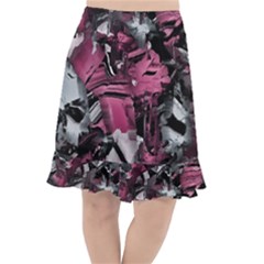 Brett Fishtail Chiffon Skirt