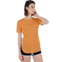Deep Saffron Orange Perpetual Short Sleeve T-shirt