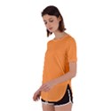 Deep Saffron Orange Perpetual Short Sleeve T-Shirt View2