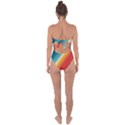 Classic Retro Stripes Tie Back One Piece Swimsuit View2