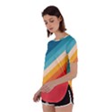 Classic Retro Stripes Perpetual Short Sleeve T-Shirt View2