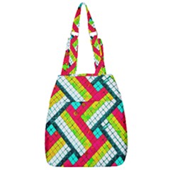 Pop Art Mosaic Center Zip Backpack by essentialimage365