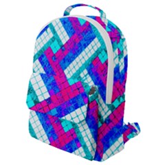 Pop Art Mosaic Flap Pocket Backpack (small) by essentialimage365