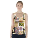 Yellow Aesthetics Racer Back Sports Top View1