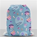 Japanese Ramen Sushi Noodles Rice Bowl Food Pattern 2 Drawstring Bag (Small) View1