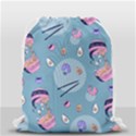 Japanese Ramen Sushi Noodles Rice Bowl Food Pattern 2 Drawstring Bag (Small) View2